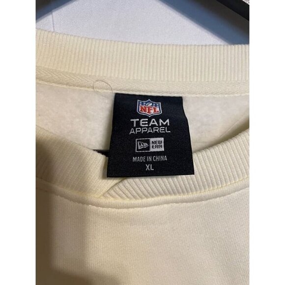 Seattle Seahawks Winter Skiing Sweater XL Extra Large Cream New NFL - Picture 4 of 5
